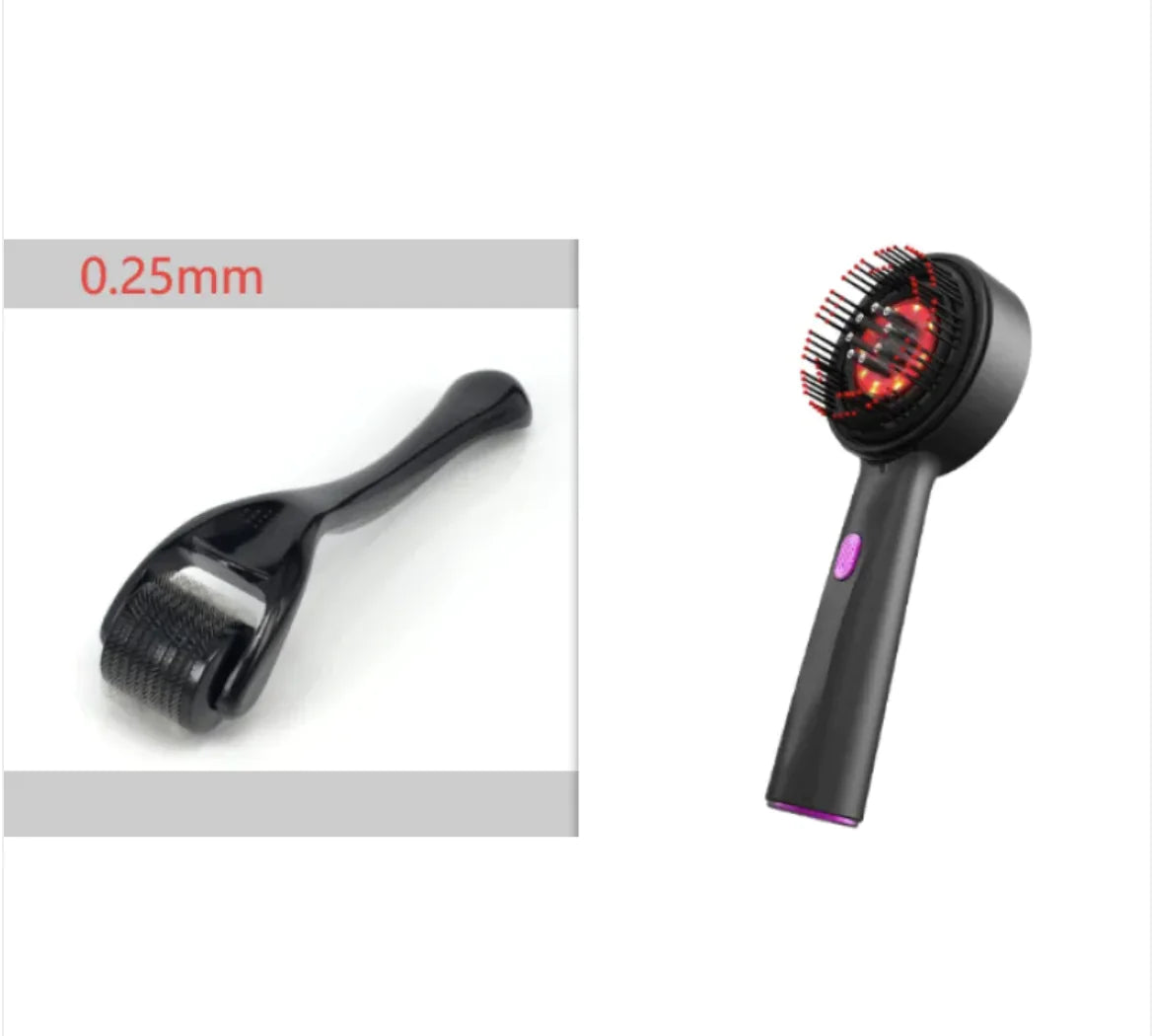 Red Light Hair Growth Massager | 3-in-1 Hair Therapy Brush